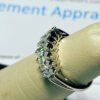 Platinum Marquis Diamond Wedding band 0.75 CT